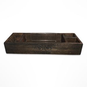 Logans Roadhouse Rustic Wooden Napkin Caddy